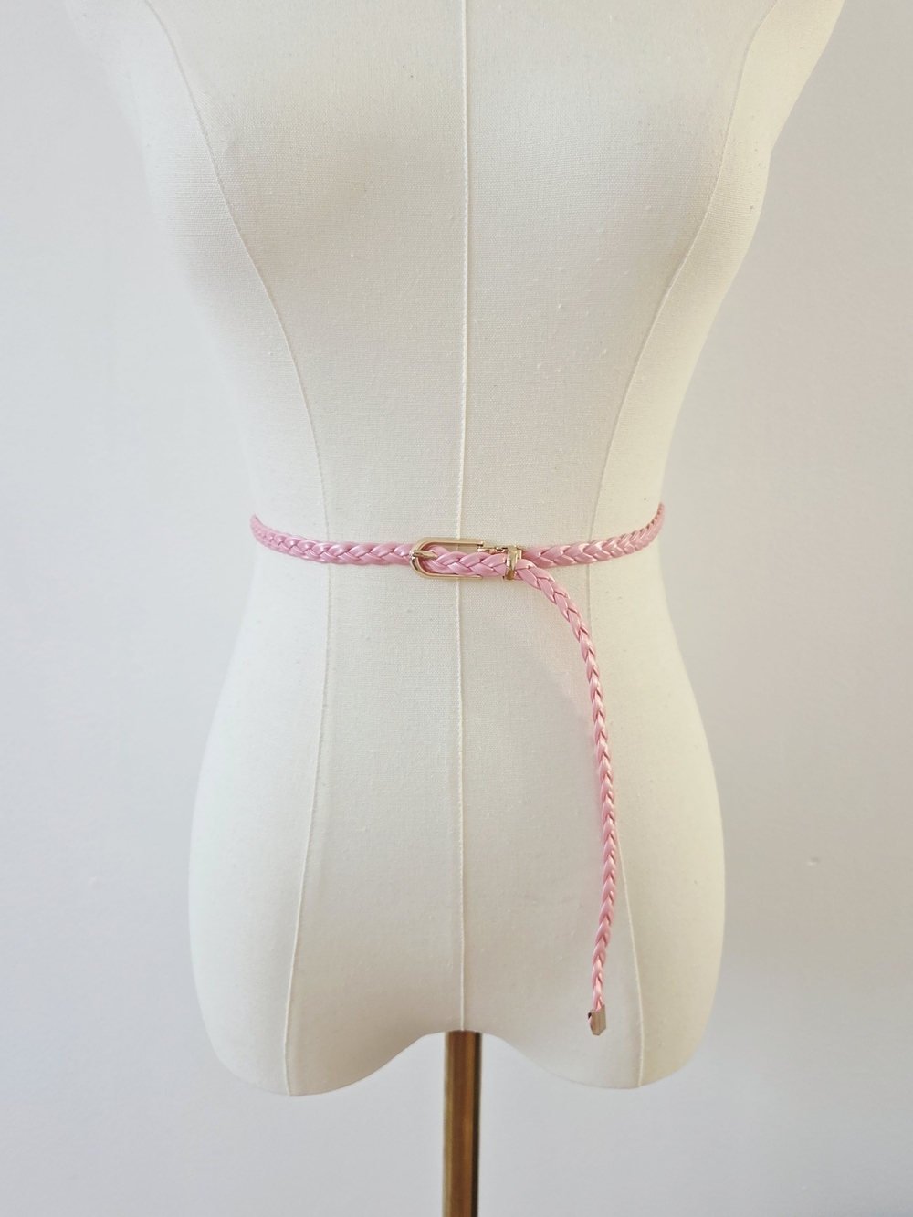 Pink Braided Belt - Picture 3 of 8